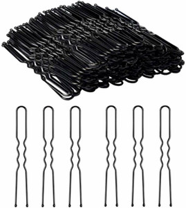 SIOPAWORLD Curved U Shape Hair Pins Bun juda Bobby Hairpin For Hair Style (100 Pcs) Hair Pin