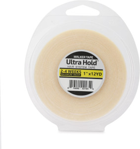 Ultra Hold Walker Tape 3/4" x 12 Yards- Strong, Waterproof Tape for Long-Lasting Secure Fit Hair Accessory Set
