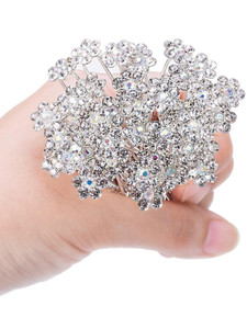 SUKUN Flower Juda ,U Pin, Juda Bobby Pins for Women and Girls,Bridal(Pack Of 12) Hair Pin