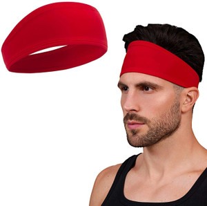 Bismaadh Mens Headband - Running Sweat Head Bands for Sports - Athletic Sweatbands for Workout/Exercise, Tennis & Football - Ultimate Performance Stretch & Moisture Wicking Head Band