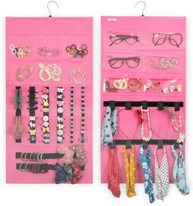 एबीसी Hair Bow Holder for Girls, Hair Bows Organizer Accessories[PINK]