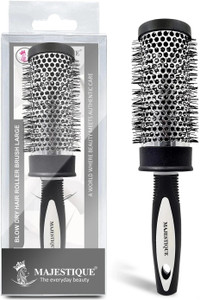 MAJESTIQUE Blow Dryer Brush, Large Ion Brush, Drying Straightening Curling (2 Inch)
