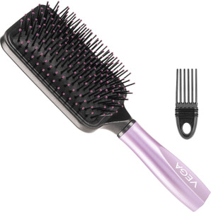 VEGA Paddle Hair Brush with Cleaning Comb for Men & Women (E18-PB)