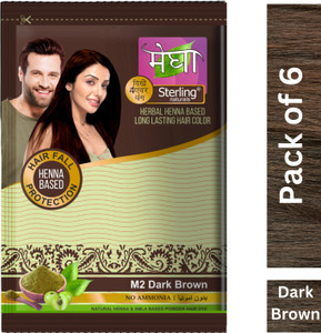 Sterling Natural Megha Mehandi M2 Dark Brown 15gm , Dark Brown
