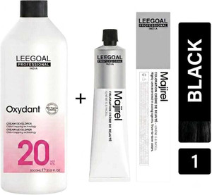 LEEGOAL Hair Color 1Black 60ml + Developer 1000ml Combo - Image 5