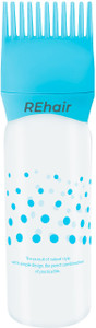 REhair Hair Oil / Dye Root Applicator Comb with Bottle (Blue)