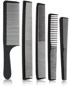 Tifurko 5 Anti Static Heat Resistant Hair Cutting Styling Classic Combs