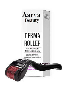 Aarva Beauty derma roller Hair Curler Black - Image 5