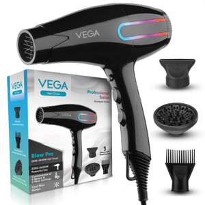 VEGA Blow Pro with Comb, Concentrator & Diffuser Nozzles Hair Dryer