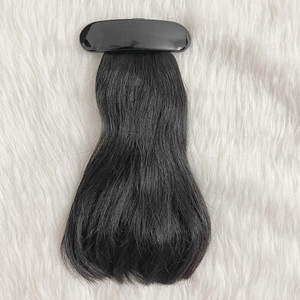 Capillatura 10 Inch Straight Clip In Ponytail |Natural Black|Washable Hair Extension