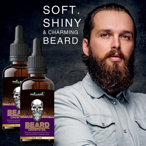 Phillauri Beard oil For Promotes Beard Growth||Conditions Facial Hair||(pack of 2) Hair Oil