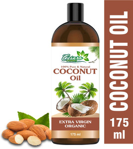 Cesaro Organics 100% Pure & Natural Cold Pressed Coconut oil for hair and skin Hair Oil