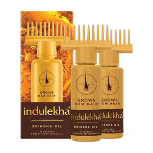 Indulekha Bringha Ayurvedic Hair Oil Pack of 2 - Image 6