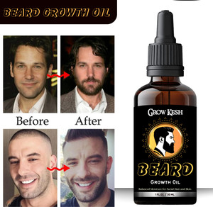 Growkesh Beard Growth Oil For Patchy Beard Men Beard Growth Oil Hair Oil