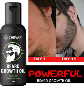 Chevar Beard oil Pure Beard Growth Hair Oil 100% Natural Oil Used Beard Hair Oil