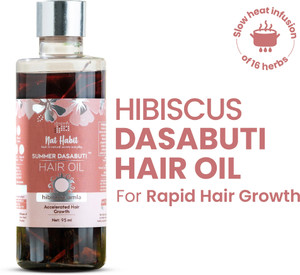 Nat Habit Hibiscus Amla Hair Growth Oil For Women & Men, Ayurvedic, 100% Natural Hair Oil