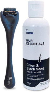 Formen Hair Care Kit | Control Hair Fall| 0.5mm Derma Roller and Onion Hair Oil