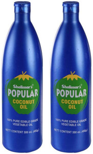 shalimar's Popular Coconut Oil 500ml pack of 2 Hair Oil