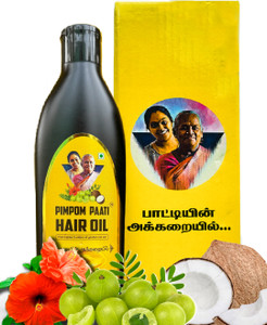 PIMPOM PAATI Natural Extract | Amla & Hibiscus for Regrowth | For Men & Women | Herbal Hair Oil