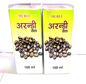 MURLI 100% Pure Castor Oil, Cold Pressed, To Support Hair Growth & Skin Care (200 ml) Hair Oil