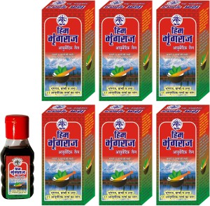 Bhimseni Karyalay Him Bhringraj Ayurvedic Oil 50 ml (PACK OF 6) Hair Oil