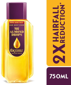 BAJAJ Almond 6x Vitamin E Hair Oil 750ml - Image 3