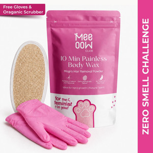MEEOOW CLUB 10 Min Painless Body Wax – Mogra Hair Removal Powder - Image 6
