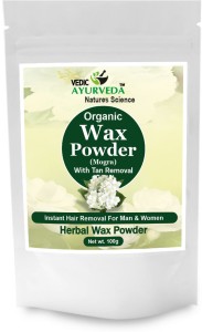 VEDICAYURVEDA Herbal Hair Removal Wax Powder, Hands, Legs, Underarms Bikini ( Mogra ) Powder