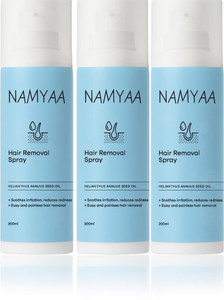 Namyaa Hair Removal Cream Spray|Painless Body HairRemoval for Legs,Underarm&Bikini line Spray