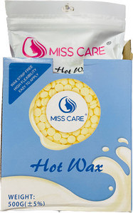 Miss Care Hot Beans Wax 500gm Wax Strips Free Bean Wax