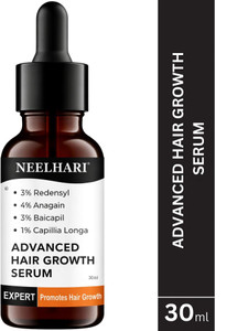 NEELHARI Advanced Hair Growth Serum - Redensyl, Rosemary, Anagain, Biotin | Women & Men