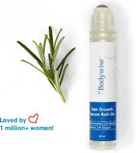 Be Bodywise 3% Rosemary Hair Growth Serum Roll On | For Thicker & Stronger Hair