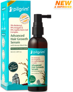 Pilgrim Advanced Hair Growth Serum With Rosemary & Korean Black Rice For Men & Women