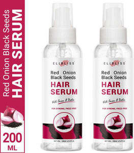 ELIBLISS Red Onion Hair Serum Pack of 2,For Instant Smoothing, Hair Loss Control Therapy Serum