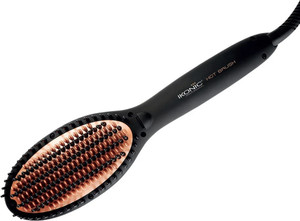Ikonic Professional Hot Hair Straightener Brush with Unique Bristle to give Volume and Protect Scalp IKL-HB Hair Straightener Brush