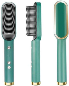 Wagster Electric Hair Straightener Comb Fast Heating Hair Straightening Iron Brush Hair Straightener Comb Brush Hair Straightener Brush