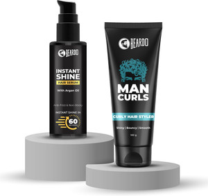 BEARDO Man Curls Curly Hair Cream & Serum (Set of 2) Pack of 2 - Image 6