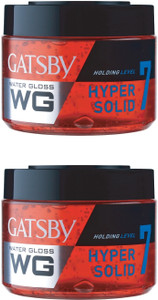 GATSBY Japan Water Gloss - Hyper Solid Hair Gel each (Pack of 2) Hair Gel