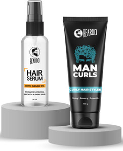 BEARDO Man Curls Curly Hair Cream & Serum Pack of 2 - Image 6