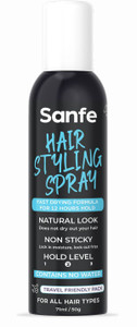 Sanfe Hair Styling Spray | Fast Drying Formula, 12 Hours Hold Hair Spray