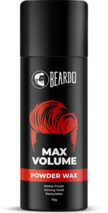 BEARDO Max Volume Powder Wax 10 gm | Strong Hold | Hair Styling Hair Wax