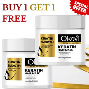 Okovi Keratin Hair Treatment Mask For Dry & Damaged Hair | Hair Mask