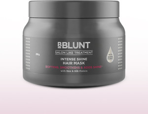 BBlunt Intense Shine Hair Mask- Rice & Silk Protein for Softer, Smoother & Shinier Hair