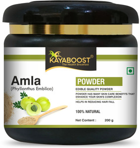 KAYABOOST Amla Powder for Eating and Hair Growth