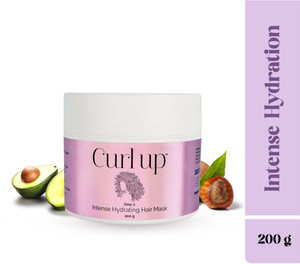 CURL UP Intense Hydrating Hair Mask | Deep conditioner For Curly Hair |SiliconeFree