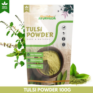Murlidhar 100% Pure Tulsi Powder for Hair & Skin | Organic Holy Basil