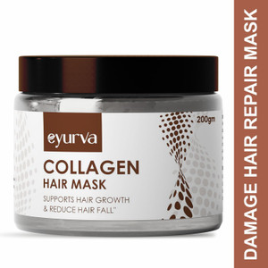 eyurva collagen hair mask for hair damage repair & hair growth, smooth & shine