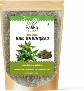 Palika Herbal Organic Raw Bhringraj 100g | 100 % Natural Bhringraj Dry Leaves for hair growth