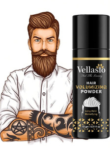 vellasio Mattifying Volume Powder Hair Wax 15gm Matte Finish|Strong Hold Styling hair volumizing powder wax Extreme Hair Volumizer hair powder-mousee