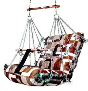 Yaksok ZONES Big Size Baby Swing Folding & Washable 1- 5 Years With Safety Belt indoor-Outdor Cotton Hammock